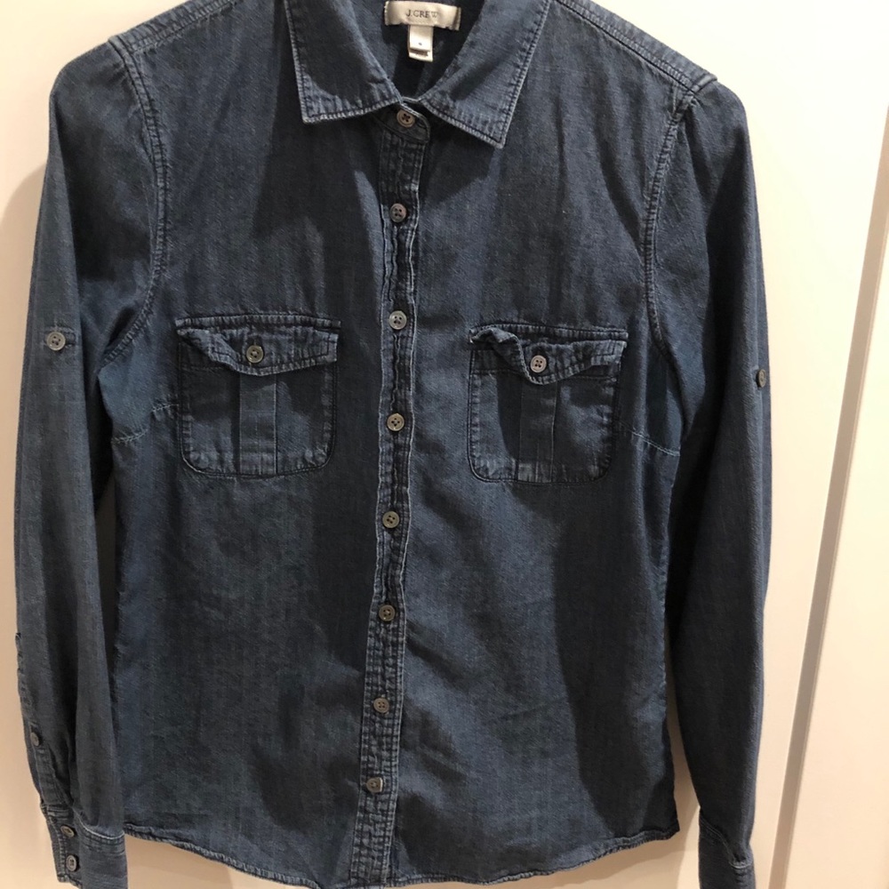 J. Crew “denim” button-down